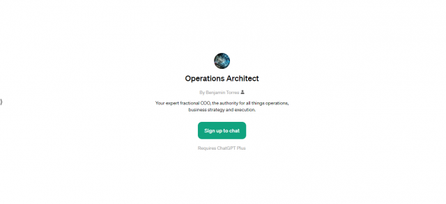 Operations Architect