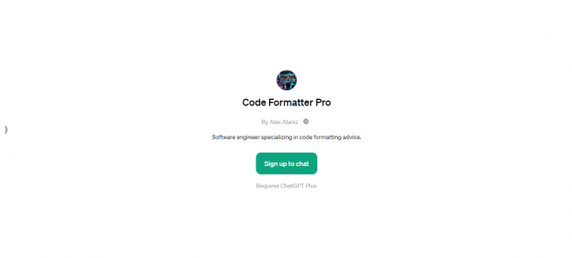 Code Formatter Pro ChatGPT Plus