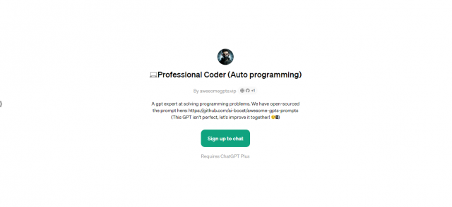 Professional Coder (Auto programming)