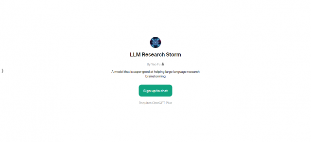 LLM Research Storm