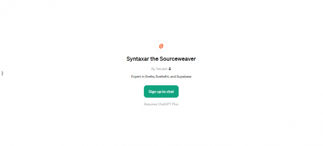 Syntaxar the Sourceweaver