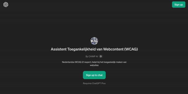 Assistent Toegankelijkheid van Webcontent (WCAG)