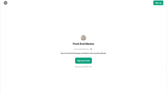 Front End Mentor