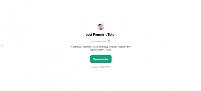 Just French It Tutor