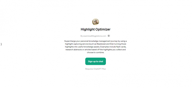 Highlight Optimizer