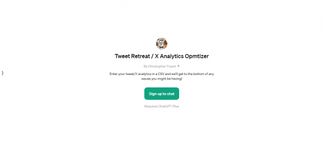 Tweet Retreat / X Analytics Opmtizer