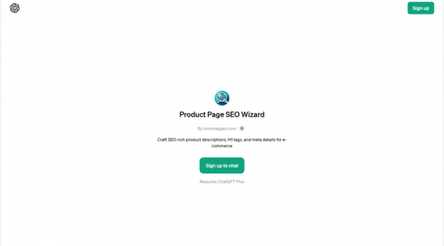 Product Page SEO Wizard