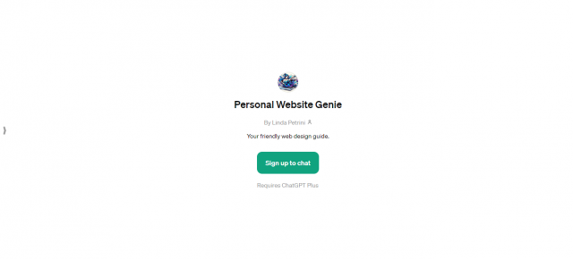 Personal Website Genie