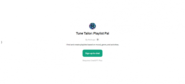 Tune Tailor: Playlist Pal