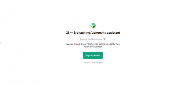 Qi Biohacking/Longevity assistant