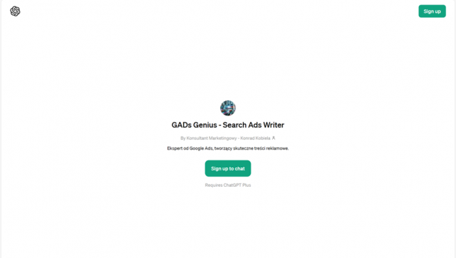 GADs Genius - Search Ads Writer