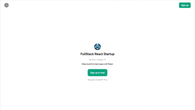 FullStack React Startup