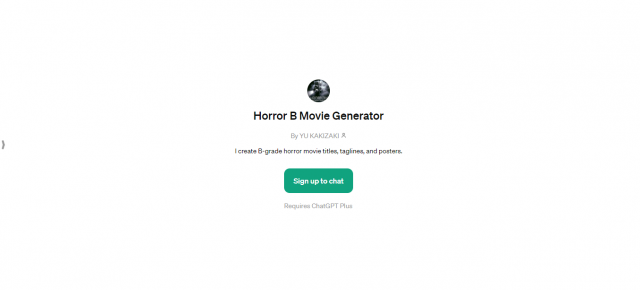 Horror B Movie Generator