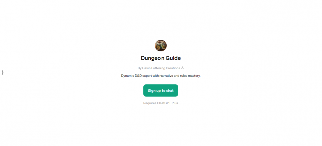 Dungeon Guide ChatGPT Plus.