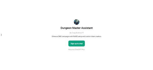 Dungeon Master Assistant