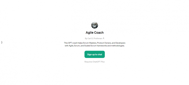 Agile Coach ChatGPT Plus