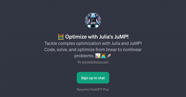 Optimize with Julia's JuMP