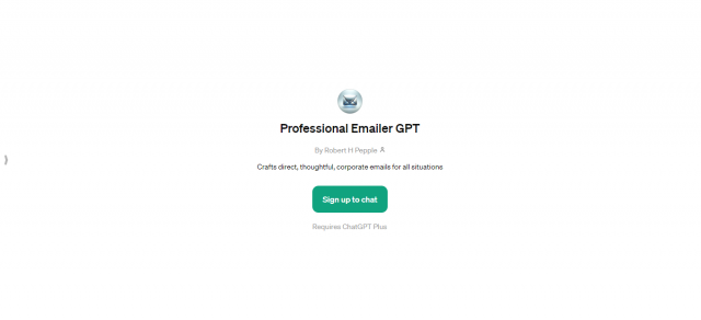 Professional Emailer GPT