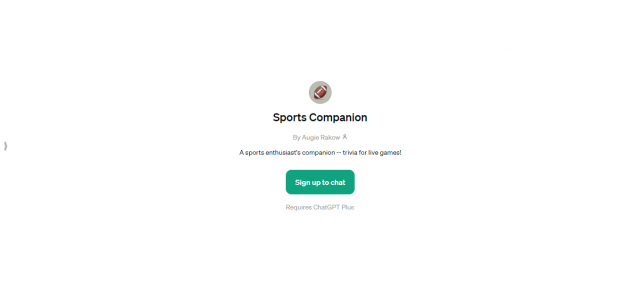 Sports Companion