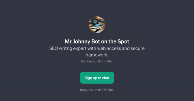 Mr Johnny Bot on the Spot