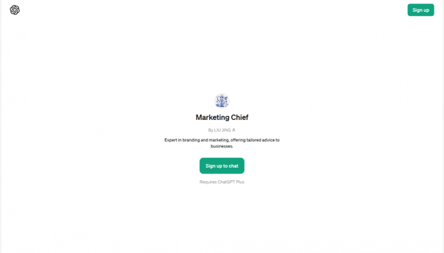 Marketing Chief