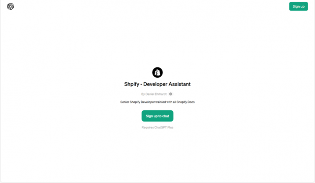 Shpify - Developer Assistant