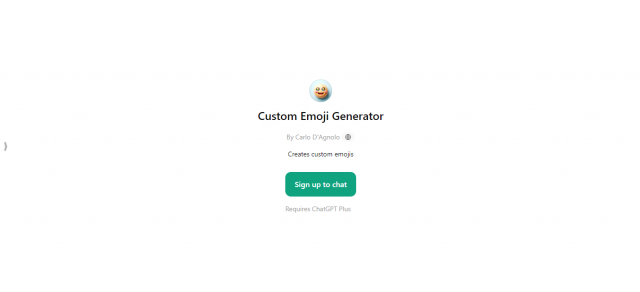 Custom Emoji Generator