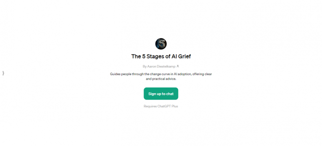 The 5 Stages of AI Grief GPT