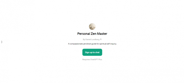 Personal Zen Master ChatGPT Plus