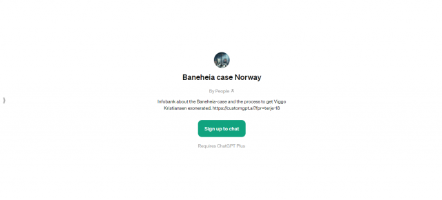 Baneheia Case Norway GPT