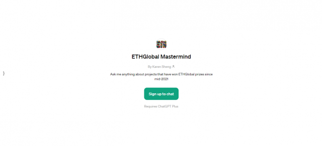 ETHGlobal Mastermind