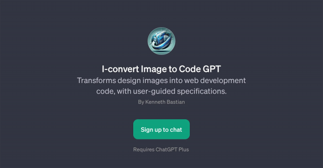 I-convert Image to Code GPT