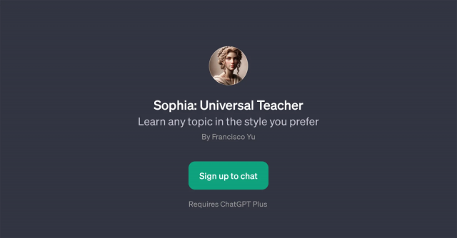 Sophia: Universal Teacher