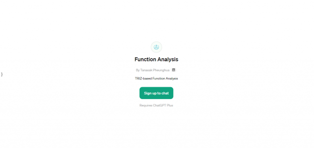 TRIZ Function Analysis