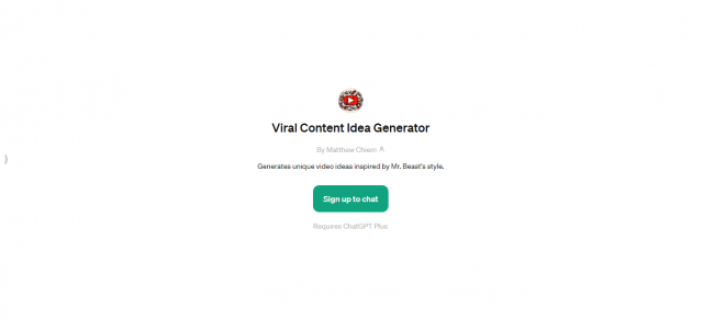 Viral Content Idea Generator