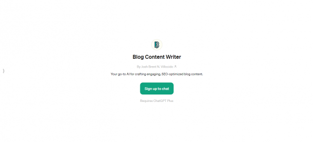 Blog Content Writer