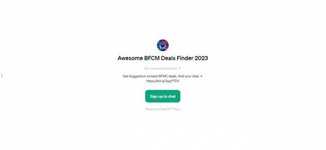 Awesome BFCM Deals Finder 2023