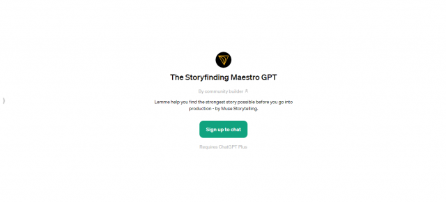 The Storyfinding Maestro GPT