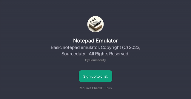 Notepad Emulator