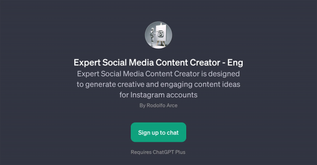 Expert Social Media Content Creator - Eng