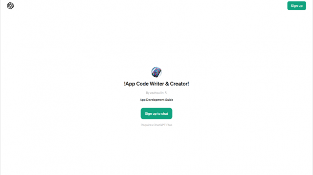 !App Code Writer & Creator!