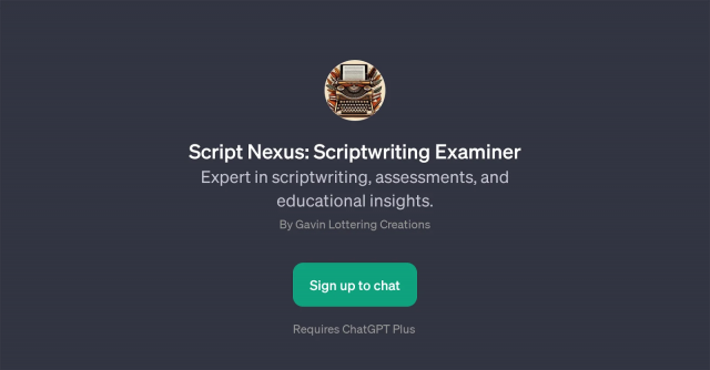 Script Nexus: Scriptwriting Examiner