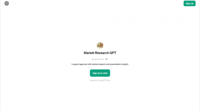 Market Research GPT