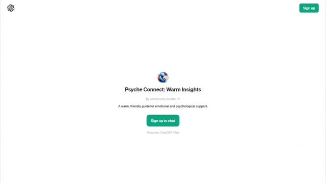 Psyche Connect: Warm Insights