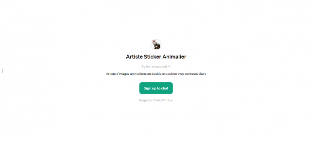 Artiste Sticker Animalier