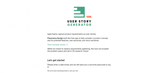 User Story Generator