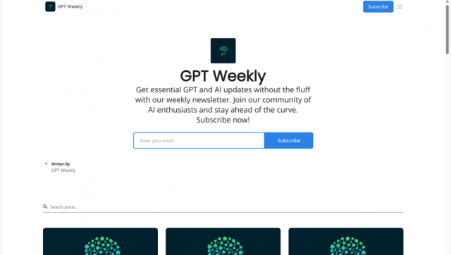 GPT Weekly