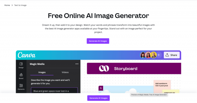 Canva Image Generator