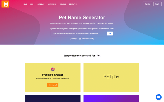 Pet Name Generator