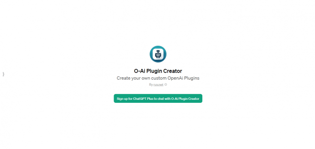 O-Ai Plugin Creator